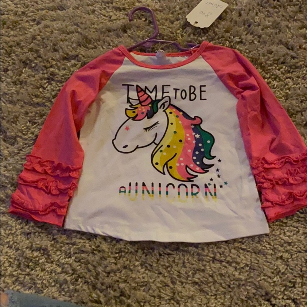 Toddler unicorn shirt